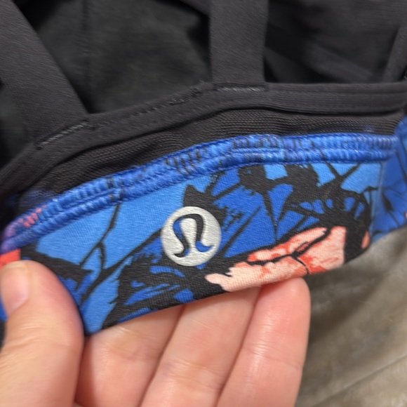 Lululemon Energy exhale mini paint storm sports bra size 10 - Picture 5 of 7